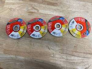 lot 38 image: Lot of 4 - Mibro 4.5 x 78 x .045 Cut-off Wheel, T1 Metal, 5 pack (07102511.8)
