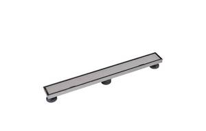 lot 40 image: Oatey Designline 28 in. Stainless Steel Linear Shower Drain with Tile-In Pattern Drain Cover