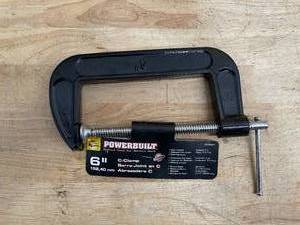 lot 106 image: Powerbuilt 648641 6 C-Clamp (0710254.76)