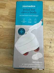 lot 225 image: Homedics Duo Percussion Body Massager with Heat