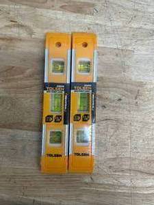 lot 226 image: Lot of 2 - Tolsen Mini Spirit Level 35059 (0710254.20)
