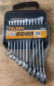 lot 55 image: TOLSEN 12pc MM Wrench Set 15890 (07102517.65)