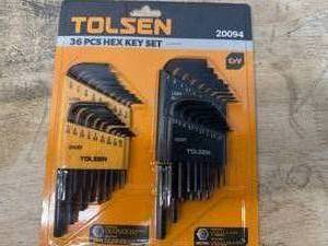lot 56 image: TOLSEN 36pcs Hex Key Set (0710256.75)