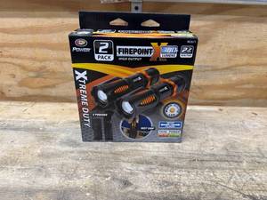 lot 58 image: POWER 2 Pack Firepoint Flashlight Set (0710255)