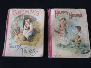 lot 33 image: ANTIQUE CHILDRENS BOOKS