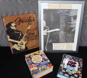lot 66 image: STEELY DAY SIGNED CONCERT POSTER PLUS MORE