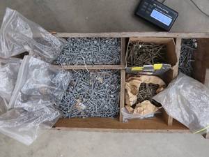 lot 120 image: 50 LBS OF ASSORTED NAILS