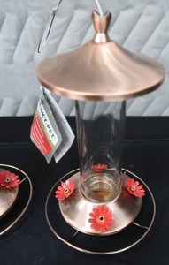 lot 140 image: 2 PERKY PET HUMMINGBIRD FEEDERS
