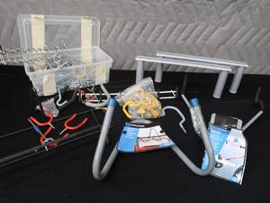 lot 151 image: HOOKS  HANGERS AND MORE