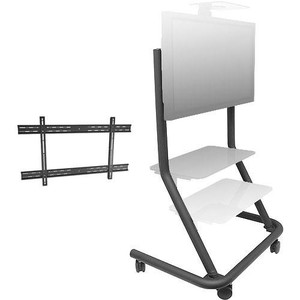 lot 18 image: New in Box Chief PPCU Mobile Video Display  Monitor  Television  TV Cart - $1,393 Online Price
