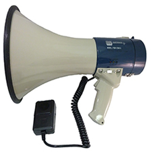 lot 23 image: New in Box MG Electronics Dynamic Power 25-Watt Megaphone with Built-in Siren and Hand Held Microphone