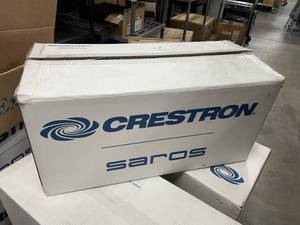 lot 50 image: New in Box - PAIR of Crestron Saros IC4T-B-T 4 2-Way In-Ceiling Pro Audio Loudspeakers  Speakers