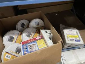 lot 60 image: Lot of Miscellaneous NEW Audio Video Camera Enclosure Accessories
