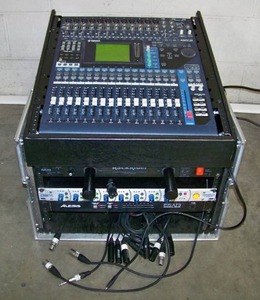 lot 75 image: Yamaha, 01V96, Digital Mixing Console with more stuff in a Hard-Sided Case