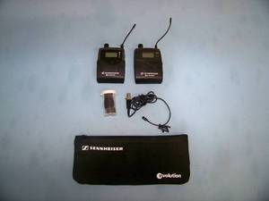lot 82 image: (2) Sennheiser Wireless Microphones  Mics
