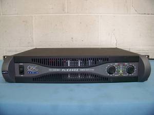 lot 92 image: QSC, PLX2402, 2400 Power Amplifier  Amp