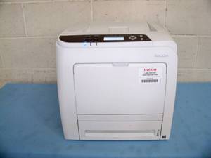 lot 98 image: Ricoh SP C340DN Desktop Computer Home Office  Workgroup Compact Color Laser Printer