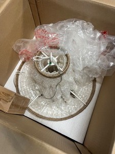 lot 29 image: Pottery Barn Kids Chandelier