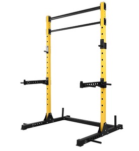 lot 33 image: HulkFit Multi-Functional Adjustable Pro Series Power Cage Weight Rack, Squat Rack for Home Gym