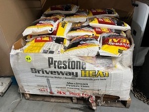 lot 53 image: Pallet Sale Driveway Heat 20 lbs Bags approx 40-60 bags