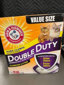 lot 6 image: Arm & Hammer Double Duty Clumping Litter 29 lbs