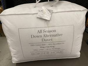 lot 16 image: Bokser Home All Season Down Alternative Duvet KingCal King