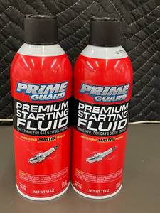 lot 57 image: Prime Guard Premium Starting Fluid 11 oz Cans - Set of 2
