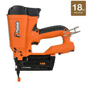 lot 16 image: Paslode Cordless 18-Gauge Lithium-Ion Brad Nailer     Customer Returns see Pictures