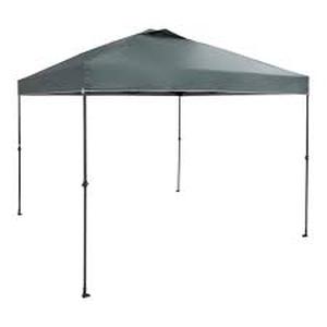 lot 39 image: Everbilt 10 ft. x 10 ft. Grey Instant Canopy Pop Up Tent Customer Returns see Pictures