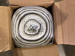 lot 55 image: HUSKY 20 ft. x 100 ft. Clear Plastic Sheeting   Customer Returns see Pictures