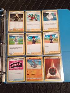 lot 66 image: Binder of 90 Pokmon trading cards