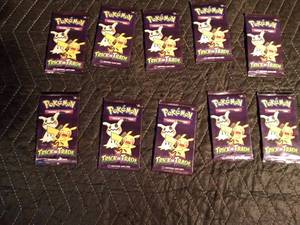 lot 68 image: 10 unopened packs of Pokmon trading cards