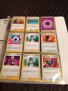 lot 63 image: Binder of 90 Pokmon trading cards