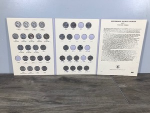 lot 222 image: Book of Collectible Jefferson Nickels