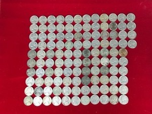 lot 231 image: Lot of 114 Jefferson Nickels