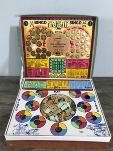 lot 246 image: Vintage Baseball Bingo
