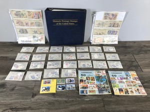 lot 248 image: Large Lot of Collectible Stamps with Stamp Book