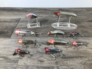 lot 267 image: Lot of 10 Heddon Collectible Fishing Lures - see description for more info