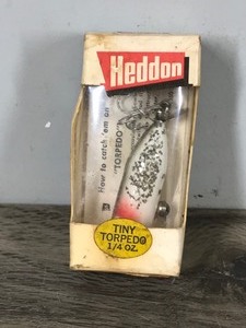 lot 269 image: Collectible Heddon Tiny Torpedo Fishing Lure in Original Box