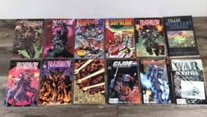 lot 279 image: Lot of 12 Collectible Comic Books