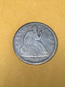 lot 305 image: 1854 Liberty Seated Silver Half Dollar