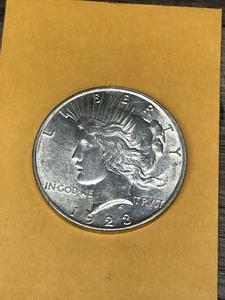 lot 310 image: 1923D Silver Peace Dollar Coin