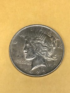 lot 312 image: 1923 Silver Peace Dollar Coin