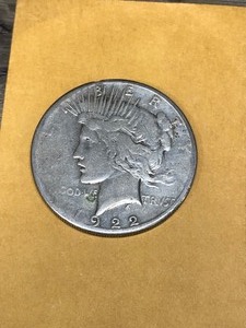 lot 313 image: 1922S Silver Peace Dollar Coin