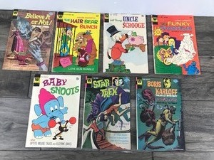 lot 376 image: Lot of 7 Collectible Whitman Comic Books - 15 centers to 30 centers