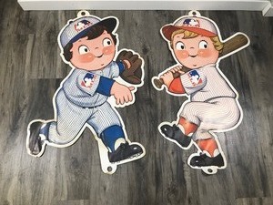lot 379 image: Campbells Kids Baseball Images Large Advertising