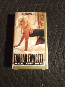 lot 24 image: 1997 Farrah Fawcett Playboy VHS tape in original case