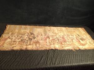 lot 99 image: Vintage Belgium tapestry