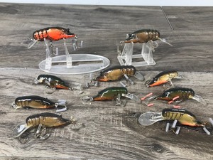 lot 416 image: Lot of 10 Bagleys Crayfish Fishing Lures