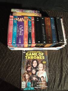 lot 130 image: Games of Thrones and Charmed DVDs and more